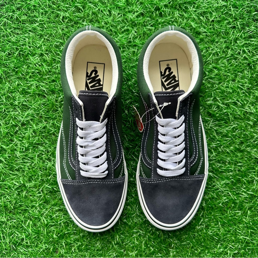 Vans Old Skool 2 Tone Navy Green - Picture 7 of 10